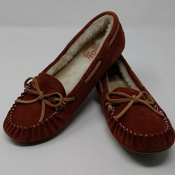Lucky Brand Shoes - NWOT Lucky Brand Rust Suede Moccasins